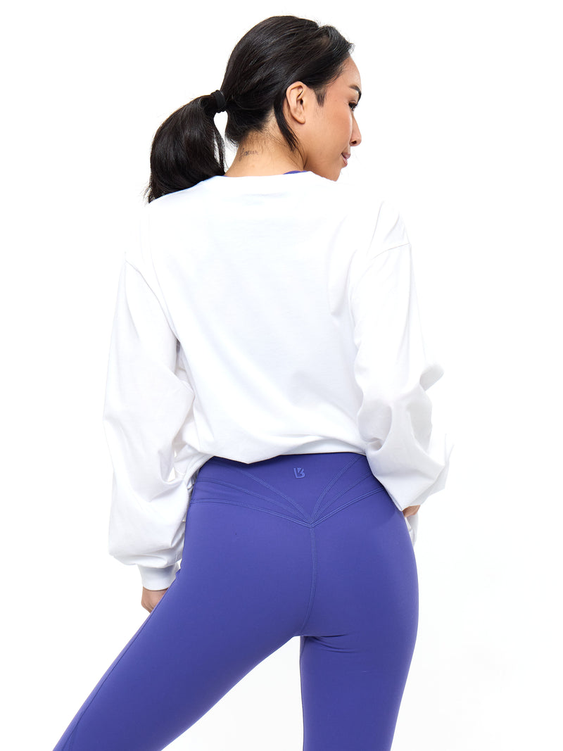 Definition Long Sleeve Tee - White