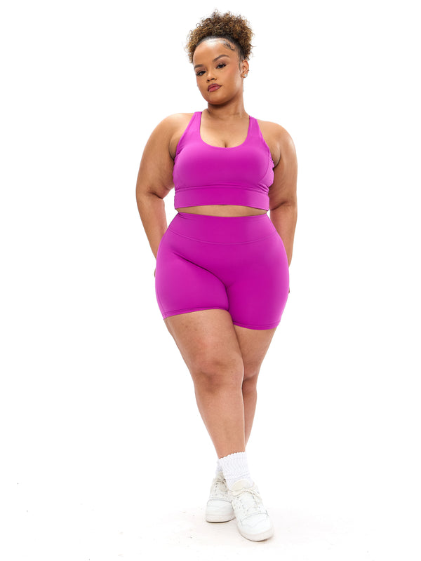 Rosa Sports Bra - Grape Juice